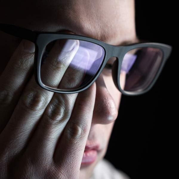 Difficulty in adapting low light