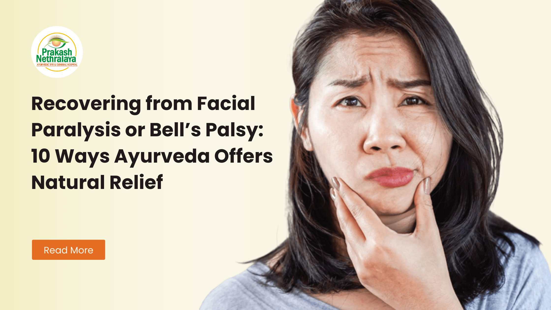 Ayurvedic treatment for facial paralysis.