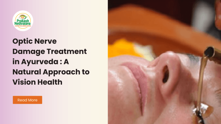 Ayurvedic Treatment for Optic Nerve Damage: A Natural Approach to Vision Health